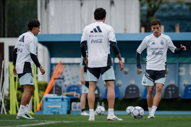 Argentina National Team Practice Photo: FOTOBAIRES Copyright: xxMATIASxPRINCx