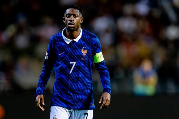 BRUSSELS: French forward Ousmane Dembélé during the UEFA Nations League match between Belgium and France at King Baudouin Stadium on September 28, 2026, in Brussels, Belgium. Photo by DeFodi Images