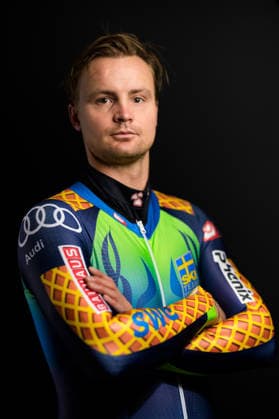 260928 Felix Monsán of the Swedish national alpine skiing team poses for a portrait on September 28, 2026, in Stockholm. Photo: Joel Marklund, BILDBYRAN. Code: JM JM0856 bbeng alpint alpine skiing Sweden portrait  Copyright: JOELxMARKLUND BB260928JM162
