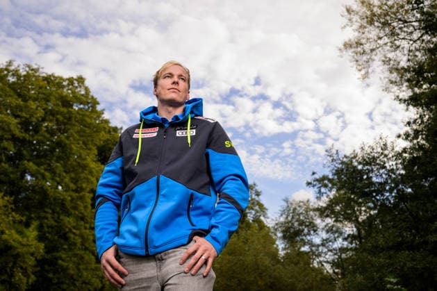 260928 Kristoffer Jakobsen of the Swedish national alpine skiing team poses for a portrait on September 28, 2026, in Stockholm. Photo by Joel Marklund. BILDBYRAN code JM JM0856 bbeng alpint alpine skiing Sweden portrait  Copyright: JOELxMARKLUND BB260928JM264