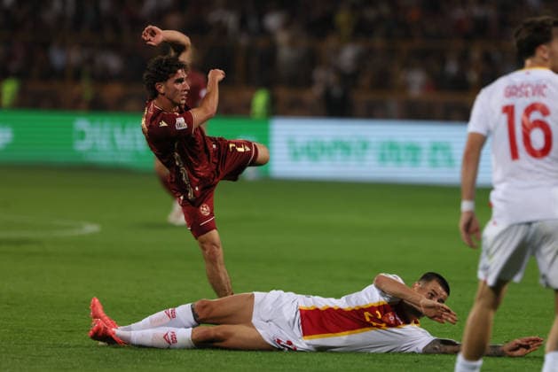 Armenia v Montenegro - UEFA Nations League 2026 27 League C Group C2 Artem Bandikian of Armenia during the UEFA Nations League 2026 27 League C Group C2 match at Vazgen Sargsyan Republican Stadium in Yerevan, Armenia, on September 28, 2026. Yerevan Armenia  Copyright: xGurgenxHakobyanx originalFilename:hakobyan-uefanati260928_npdb0.jpg
