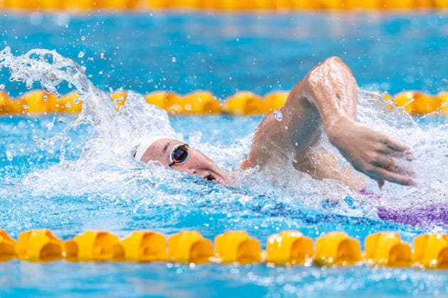 September 29, 2026, Sydney, Nsw, Australia: LANI PALLISTER competes in the Women s 200m free heats during the 2026 Australian Short Course Championships. Sydney Australia - ZUMAt173 20260929_zsp_t173_006 Copyright: xStephanexThomasx