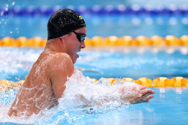 September 29, 2026, Sydney, Nsw, Australia: JOSHUA COLLETT competes in the MenÃ¢â‚¬â ¢s 100m breaststroke heats during the 2026 Australian Short Course Championships. Sydney Australia - ZUMAt173 20260929_zsp_t173_010 Copyright: xStephanexThomasx