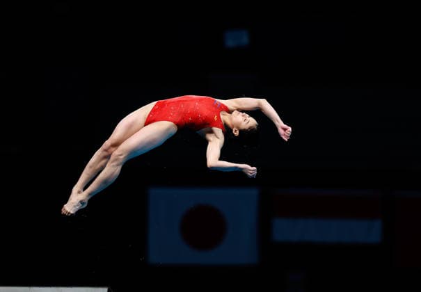(260929) -- TOKYO, Sept. 29, 2026 -- Jo Jin Mi of the Democratic People s Republic of Korea (DPRK) competes during the women s 10m platform final of diving at the 20th Asian Games Aichi-Nagoya 2026 in Tokyo, Japan, Sept. 29, 2026. ) (SP)JAPAN-TOKYO-ASIAN GAMES-DIVING-WOMEN S 10M PLATFORM-FINAL WuxZhizun 