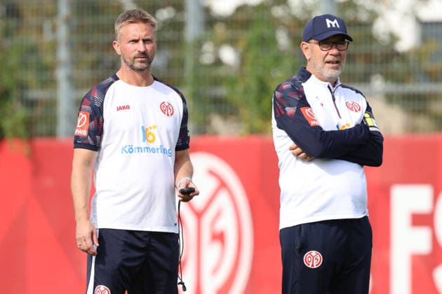 BENJAMIN HOFFMANN, URS FISCHER TRAINING 1 FSV MAINZ 05 MAINZ