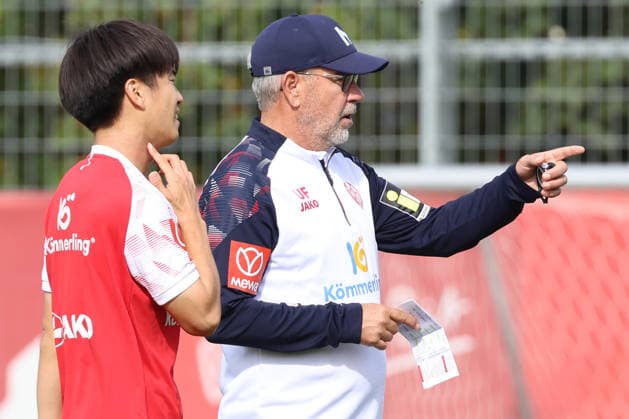 SOTA KAWASAKI, URS FISCHER TRAINING 1 FSV MAINZ 05 MAINZ