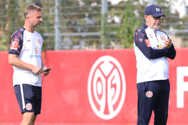 BENJAMIN HOFFMANN, URS FISCHER TRAINING 1 FSV MAINZ 05 MAINZ