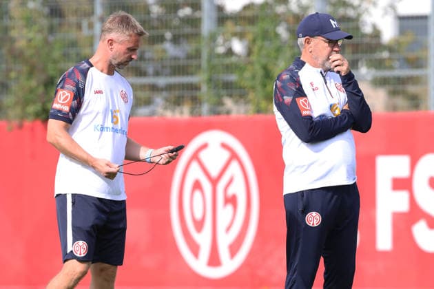 BENJAMIN HOFFMANN, URS FISCHER TRAINING 1 FSV MAINZ 05 MAINZ