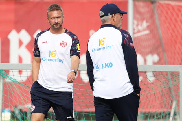 BENJAMIN HOFFMANN, URS FISCHER TRAINING 1 FSV MAINZ 05 MAINZ
