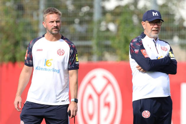 BENJAMIN HOFFMANN, URS FISCHER TRAINING 1 FSV MAINZ 05 MAINZ