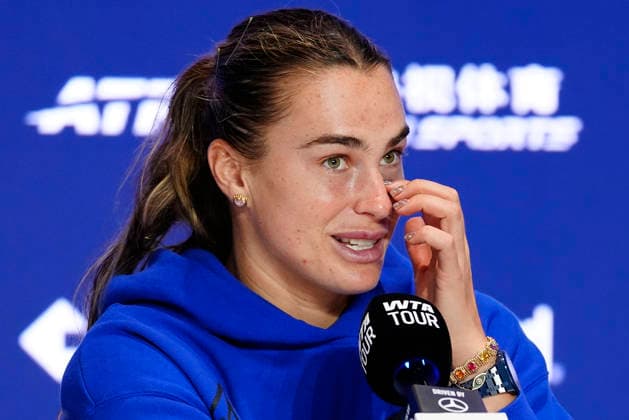 China Open media conference in Beijing, China - 29 Sept 2026 Aryna Sabalenka of Belarus attends a pre-tournament player media conference ahead of the China Open at the National Tennis Center. Beijing China Copyright: xPolyxFeix xSOPAxImagesx 20260929_2844_184