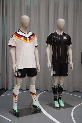 Current Home and Away Jerseys of the German National Team Herzo Base September 29, 2026 German National Team Nations League Preparation, Home Ground, HerzoBase, World of Adidas, Herzogenaurach