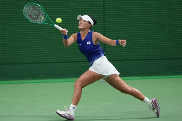 Asian Games 2026 Tennis South Korean Tennis player, Ku Yeon-woo at the Asian Games 2026 on September 29, 2026 in Nagoya, Japan. (Photo by Ellan Mad Nexpher Images) Nagoya Aichi