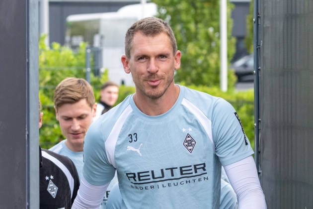 Daniel Batz of Borussia Mönchengladbach, age 33, takes the field. Borussia Mönchengladbach Open Practice, Soccer, Bundesliga, 2026–2027 Season, September 29, 2026, Borussia Mönchengladbach open training session, soccer, Bundesliga, 2026–2027 season, September 29, 2026, Mönchengladbach Copyright: xEibner-Pressefoto ThomasxHaeslerx EP_THR