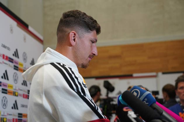 Vitaly Janelt Germany Herzo Base September 29, 2026 German National Team Nations League Preparation, Home Ground, HerzoBase, World of Adidas, Herzogenaurach
