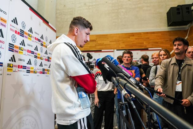 Vitaly Janelt Germany Herzo Base September 29, 2026 German National Team Nations League Preparation, Home Ground, HerzoBase, World of Adidas, Herzogenaurach