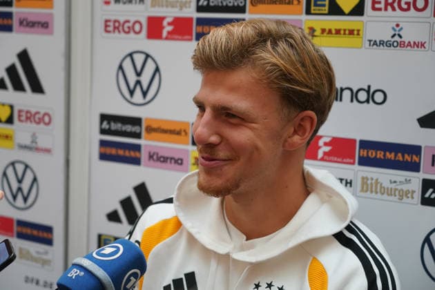 Finn Jeltsch Germany Herzo Base September 29, 2026 German National Team Nations League Preparation, Home Ground, HerzoBase, World of Adidas, Herzogenaurach