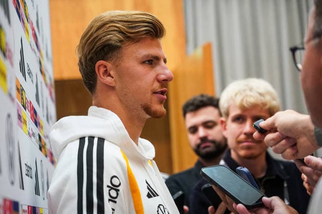 Finn Jeltsch Germany Herzo Base September 29, 2026 German National Team Nations League Preparation, Home Ground, HerzoBase, World of Adidas, Herzogenaurach