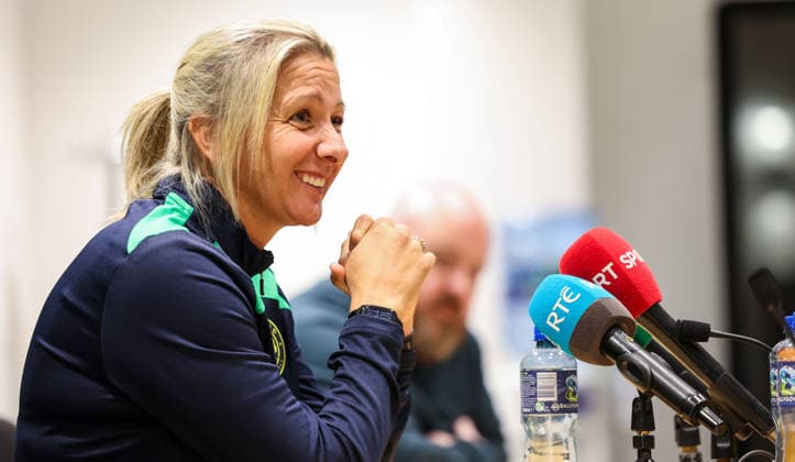 Republic of Ireland WNT Squad Announcement, FAI HQ, Abbotstown 29 9 2026 Head Coach Carla Ward Carla Ward 29 9 2026  Copyright: xx NE1L2082