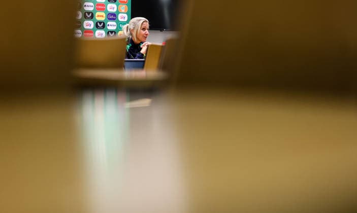 Republic of Ireland WNT Squad Announcement, FAI HQ, Abbotstown 29 9 2026 Head Coach Carla Ward Carla Ward 29 9 2026  Copyright: xx NE1L2096