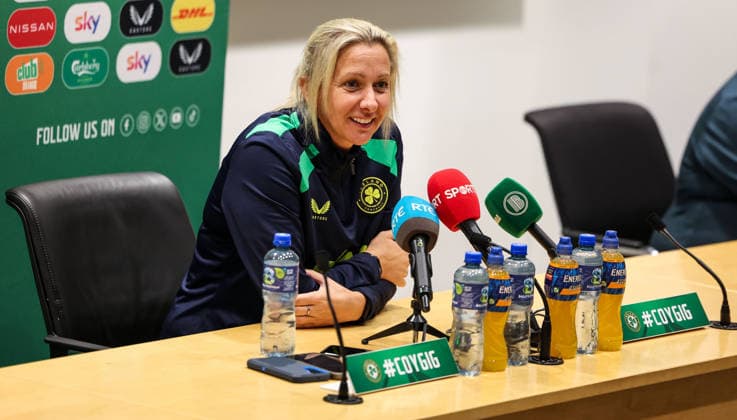 Republic of Ireland WNT Squad Announcement, FAI HQ, Abbotstown 29 9 2026 Head Coach Carla Ward Carla Ward 29 9 2026  Copyright: xx NE1L2168