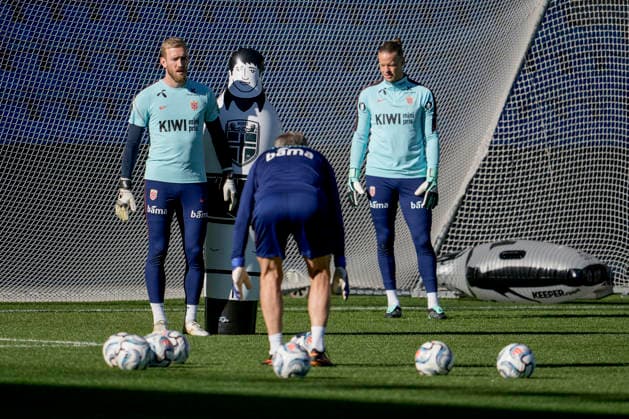 The national team trains at Ullevaal, Oslo, on September 29, 2026. Norway national team manager Stale Solbakken and the rest of the national team train at Ullevaal Stadium ahead of Thursday’s international soccer match between Wales and Norway in the Nations League. Photo: Beate Oma Dahle, NTB, Oslo, Norway. EDITORIAL USE ONLY. RESTRICTED USE FOR BETTING COMPANIES  Copyright: xBeatexOmaxDahlex xNTBx