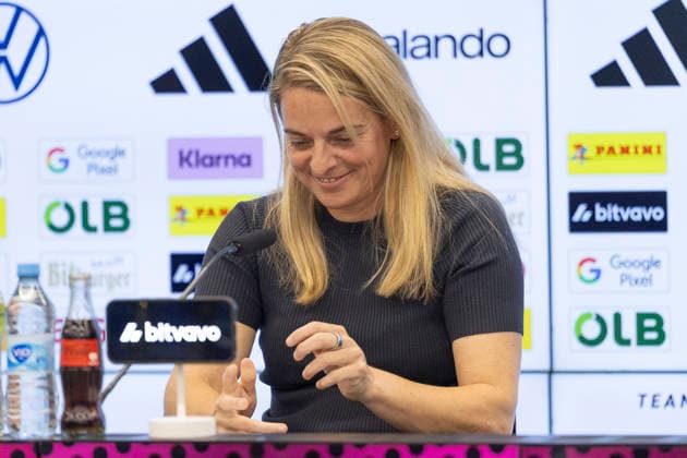 DFB Women s and U-23 Women s Press Conference, September 29, 2026; Nia Künzer, DFB Director of Women s Soccer; DFB Women s and U-23 Women s Press Conference, Frankfurt, DFB Campus, September 29, 2026 Copyright: xBEAUTIFULxSPORTS Gawlikx