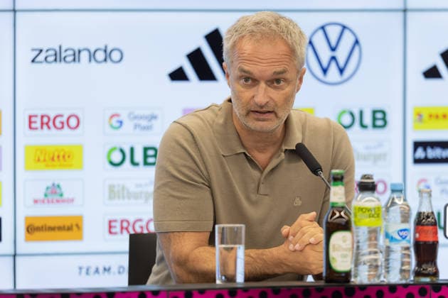 Women s National Team Roster Announcement Press Conference: National Team Coach Christian Wück speaks during the press conference at the DFB Campus in Frankfurt am Main on September 29, 2026, Frankfurt am Main, Hesse, Germany, DFB Campus