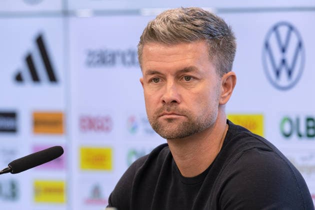 Nomination Press Conference for the Women s U-23 National Team: Head Coach Michael Urbansky speaks during the press conference at the DFB Campus in Frankfurt am Main on September 29, 2026; Frankfurt am Main, Hesse, Germany; DFB Campus
