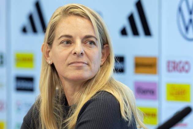 DFB Women s National Team Roster Announcement: DFB Sports Director Nia Künzer Holds a Press Conference at the DFB Campus in Frankfurt am Main on September 29, 2026, Frankfurt am Main, Hesse, Germany, DFB Campus