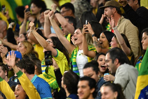 SOCCER AUSTRALIA BRAZIL, Fans are seen during the Queensland Football Series International Friendly, Länderspiel, Nationalmannschaft match between the Australian Socceroos and Brazil at Suncorp Stadium in Brisbane, Tuesday, September 29, 2026. ( NO ARCHIVING, EDITORIAL USE ONLY BRISBANE QUEENSLAND Australia  Copyright: xDARRENxENGLANDx 20260929124388986093