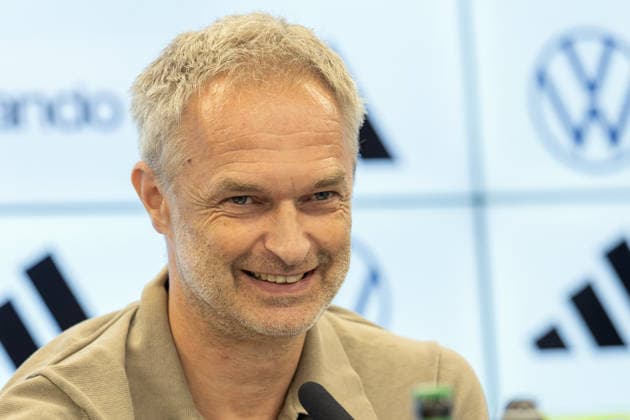 Women s National Team Roster Announcement: National Team Coach Christian Wück speaks during a press conference at the DFB Campus in Frankfurt am Main on September 29, 2026, Frankfurt am Main, Hesse, Germany, DFB Campus