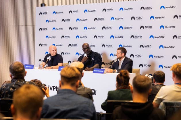 Tomas Okmanas and Eimantas Sabaliauskas, together with NBA legend and entrepreneur Shaquille O Neal, announced a new global partnership. Vilnius, September 29, 2026. Vilnius, Lithuania  Copyright: xPatricijaxAdamoviÄx