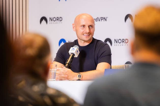 Tomas Okmanas and Eimantas Sabaliauskas, together with NBA legend and entrepreneur Shaquille O Neal, announced a new global partnership. Vilnius, September 29, 2026. Vilnius, Lithuania  Copyright: xPatricijaxAdamoviÄx