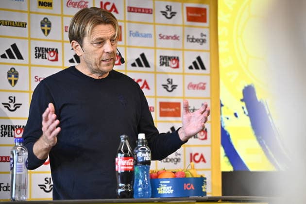 STOCKHOLM, SWEDEN 20260929 Women s national team captain Tony Gustavsson announces the roster for the World Cup playoff matches against Lithuania STOCKHOLM SWEDEN x12270x  Copyright: xMartinxPahlmblad TTx WOMEN S NATIONAL TEAM PRESS MEETING