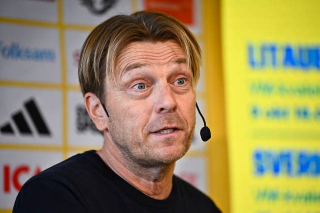 STOCKHOLM, SWEDEN 20260929 Women s national team captain Tony Gustavsson announces the roster for the World Cup playoff matches against Lithuania STOCKHOLM SWEDEN x12270x  Copyright: xMartinxPahlmblad TTx WOMEN S NATIONAL TEAM PRESS MEETING