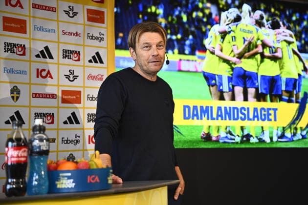 STOCKHOLM, SWEDEN 20260929 Women s national team captain Tony Gustavsson announces the roster for the World Cup playoff matches against Lithuania STOCKHOLM SWEDEN x12270x  Copyright: xMartinxPahlmblad TTx WOMEN S NATIONAL TEAM PRESS MEETING