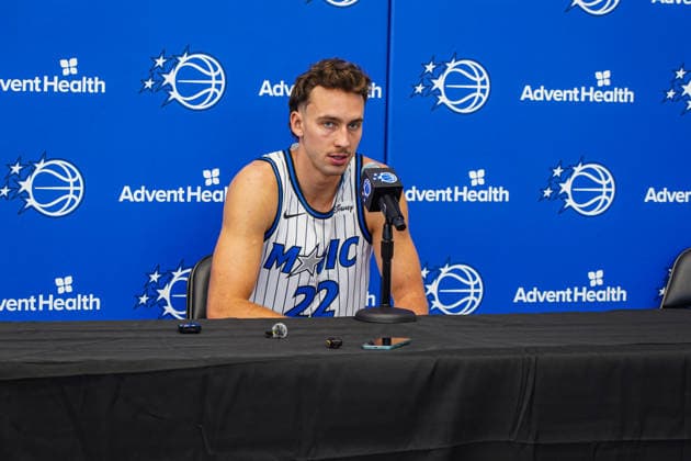Orlando Magic Media Day 2026, Orlando, Florida, USA Orlando, Florida, USA, September 28, 2026, Franz Wagner 22 during the Orlando Magic Media Day at the Advent Health Training Center. Copyright: xMartyxJean-Louisx