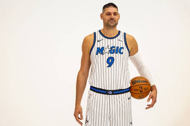 Orlando Magic Media Day 2026, Orlando, Florida, USA Orlando, Florida, USA, September 28, 2026, Nikola Vucevic 9 during the Orlando Magic Media Day at the Advent Health Training Center. Copyright: xMartyxJean-Louisx