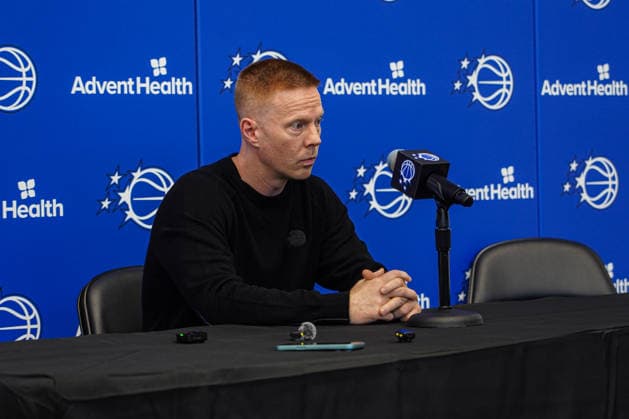 Orlando Magic Media Day 2026, Orlando, Florida, USA Orlando, Florida, USA, September 28, 2026, Head Coach Sean Sweeney during the Orlando Magic Media Day at the Advent Health Training Center. Copyright: xMartyxJean-Louisx