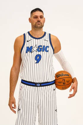 Orlando Magic Media Day 2026, Orlando, Florida, USA Orlando, Florida, USA, September 28, 2026, Nikola Vucevic 9 during the Orlando Magic Media Day at the Advent Health Training Center. Copyright: xMartyxJean-Louisx