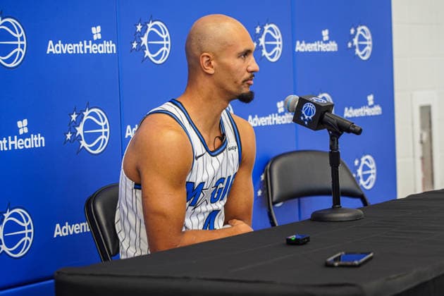 Orlando Magic Media Day 2026, Orlando, Florida, USA Orlando, Florida, USA, September 28, 2026, Jalen Suggs 4 during the Orlando Magic Media Day at the Advent Health Training Center. Copyright: xMartyxJean-Louisx