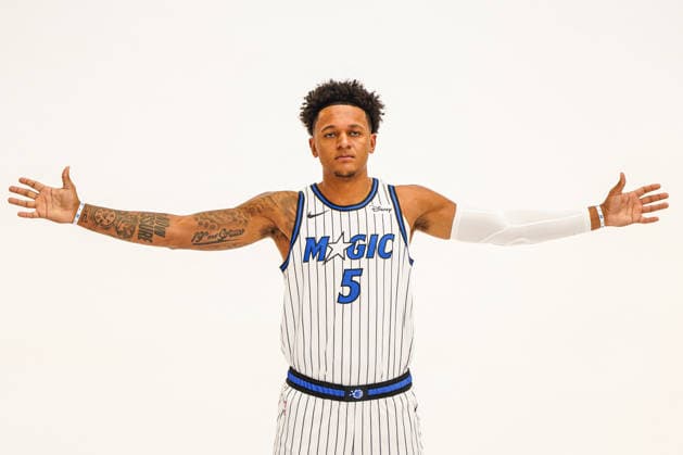 Orlando Magic Media Day 2026, Orlando, Florida, USA Orlando, Florida, USA, September 28, 2026, Paolo Banchero 5 during the Orlando Magic Media Day at the Advent Health Training Center. Copyright: xMartyxJean-Louisx