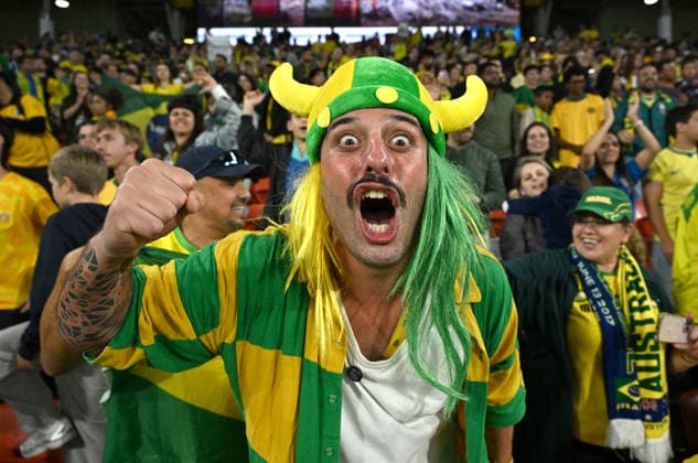 SOCCER AUSTRALIA BRAZIL, Fans are seen during the Queensland Football Series International Friendly, Länderspiel, Nationalmannschaft match between the Australian Socceroos and Brazil at Suncorp Stadium in Brisbane, Tuesday, September 29, 2026. ( NO ARCHIVING, EDITORIAL USE ONLY BRISBANE QUEENSLAND Australia  Copyright: xDARRENxENGLANDx 20260929176771616300