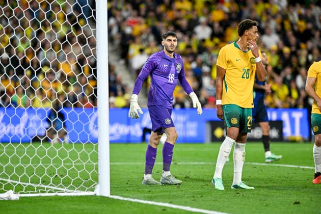 RECORD DATE NOT STATED 29th September 2026; Suncorp Stadium, Brisbane, Australia; Friendlies Football, Australia versus Brazil; Patrick Beach of Australia waits for a corner too be taken NigelxOwen