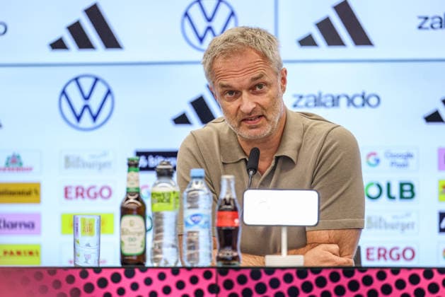 GER, Frankfurt, press conference with Nia Künzer, Christian Wück, and Michael Urbansky, hybrid media session, DFB, start of the World Cup season, German national team, DFB Campus in the photo: Christian Wück, head coach of the German national team, German national team, DFB press conference, press conference marking the start of the World Cup season for the German women’s national team and the U23 team at the DFB Campus. DFB DFL REGULATIONS PROHIBIT ANY USE OF PHOTOGRAPHS AS IMAGE SEQUENCES AND OR QUASI-VIDEO, September 29, 2026 Copyright: HMBxMedia HendrikxHamelau