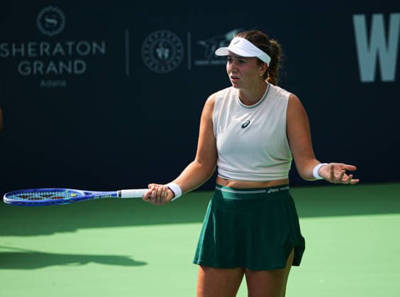 WTA, Tennis Damen 125 Adana Open Tennis Tournament ADANA, TURKIYE - SEPTEMBER 29: Turkish tennis player Melisa Ercan (not seen) competes against Serbian Lola Radivojevic during their round of 32 match at the WTA 125 Adana Open Tennis Tournament at Adana Tennis, Mountain and Water Sports Club (ATDSK) in Adana, Turkiye on September 29, 2026. Yakup Saglam Anadolu Adana Turkey. Editorial use only. Please get in touch for any other usage.  Copyright: x2026xAnadoluxYakupxSaglamx