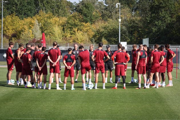 3rd League Season 2026–27 1: Training Session with Achim Beierlorzer Head Coach Achim Beierlorzer (FCI), Assistant Coach Markus Feldhoff (FCI), Photo by Jürgen Meyer 3rd League Season 2026–27 1: Training Session with Achim Beierlorzer