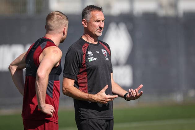 3rd Division Season 2026–27 1: Training Session with Achim Beierlorzer Head Coach Achim Beierlorzer FCI Lars Lokotsch No. 13 FCI Photo by Jürgen Meyer 3rd Division Season 2026–27 1: Training Session with Achim Beierlorzer