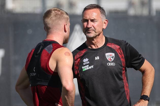 3rd Division Season 2026–27 1: Training Session with Achim Beierlorzer Head Coach Achim Beierlorzer FCI Lars Lokotsch No. 13 FCI Photo by Jürgen Meyer 3rd Division Season 2026–27 1: Training Session with Achim Beierlorzer